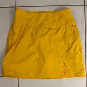 Yellow Women’s Skort - Athletic Wrap Skirt